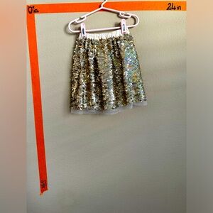 Crewcuts Gold Elegant Skirt